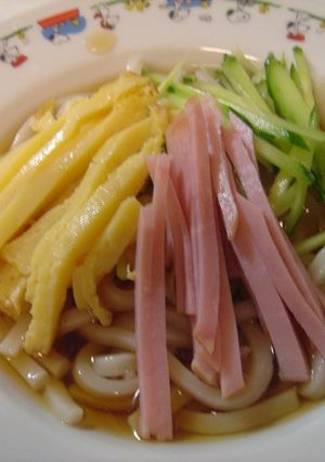 あっさりハムで♪サラダうどん-レシピのメイン写真