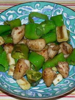 鶏三角とナスのクミン風味炒め-レシピのメイン写真