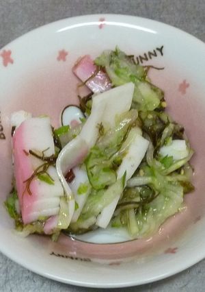 ねこぶまんまでねばとろ酢の物-レシピのメイン写真