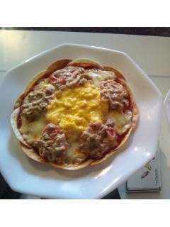 餃子の皮で簡単ピザ①-レシピのメイン写真