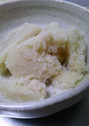 混ぜて凍らせるだけ!桃と豆乳のアイス-レシピのメイン写真