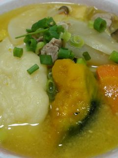 ほうとう風~ すいとん-レシピのメイン写真