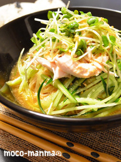 ヘルシー*゜ささみの棒棒鶏麺♪-レシピのメイン写真