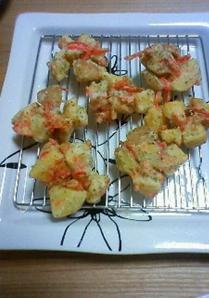 たこ焼き風味のじゃがいもかきあげ-レシピのメイン写真