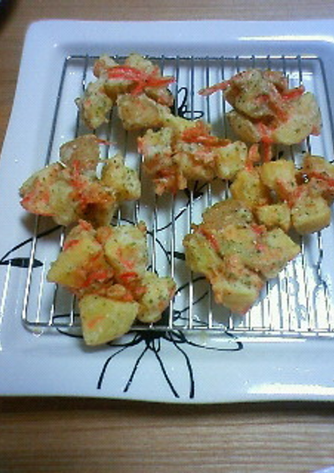 たこ焼き風味のじゃがいもかきあげ-レシピのメイン写真