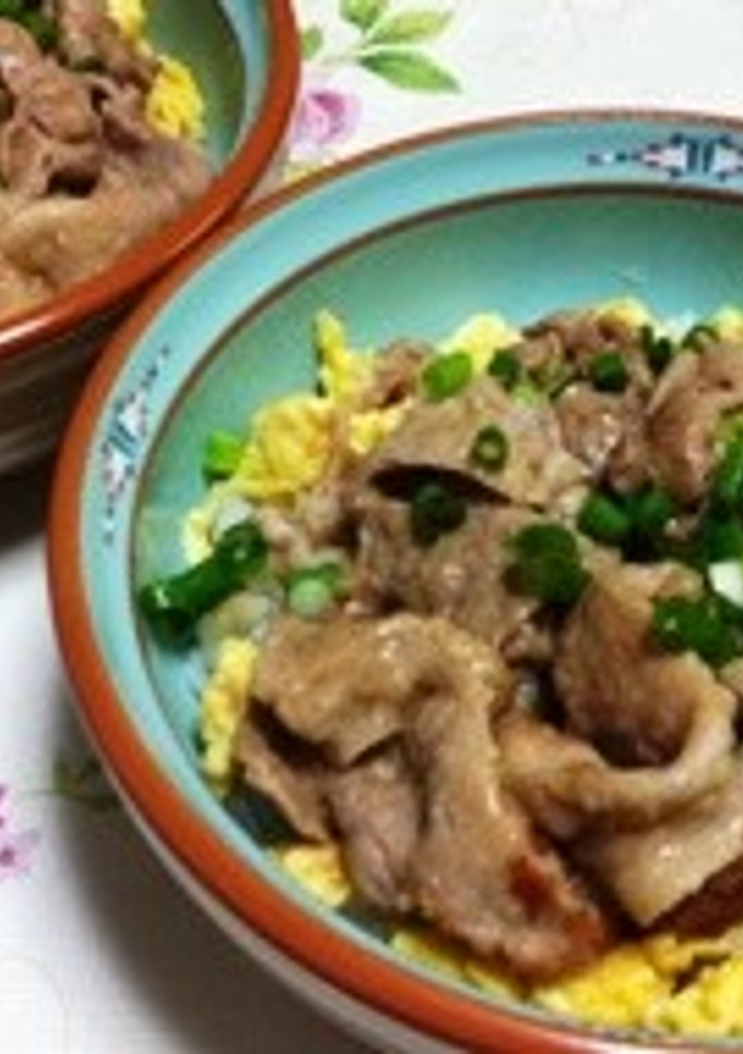 節約　簡単豚丼！冷凍肉でもふっくら-レシピのメイン写真