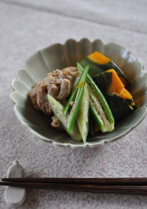 かぼちゃと鶏とオクラのたいたん-レシピのメイン写真