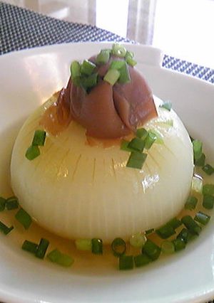 丸ごと玉ねぎの梅煮♪-レシピのメイン写真