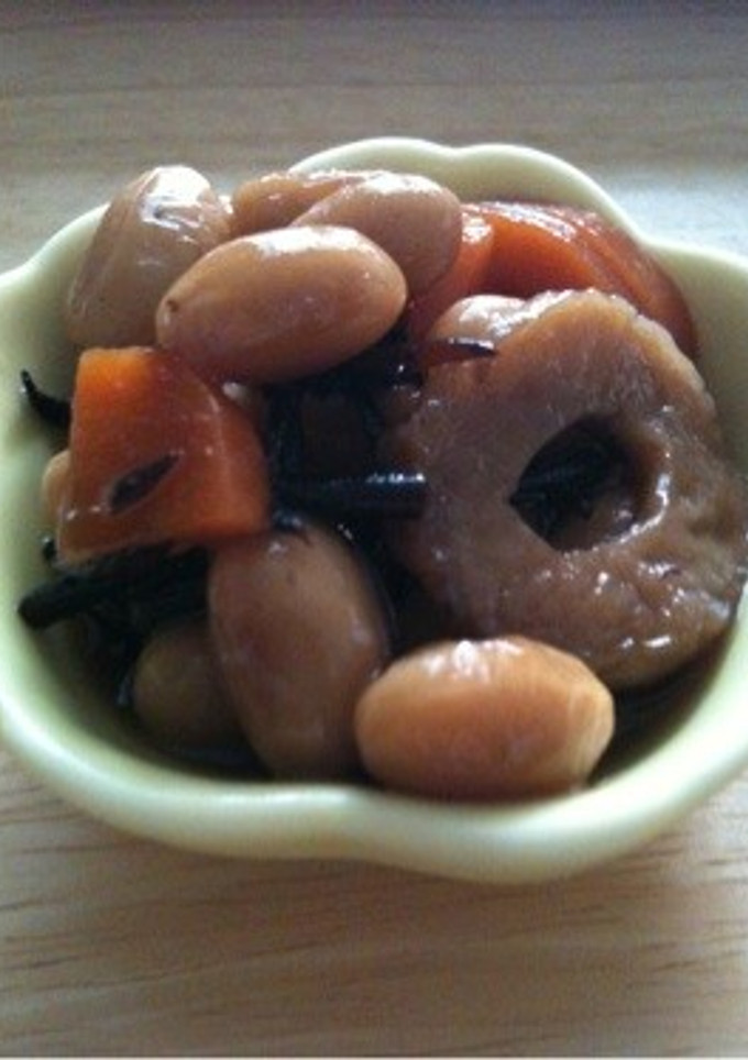 ひじきと大豆の煮物-レシピのメイン写真