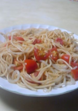 さｯぱリおいしい青じそドﾚｯシﾝグパｽタ-レシピのメイン写真
