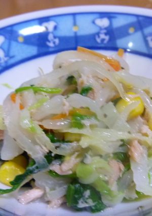 マジックソルトで温野菜のツナ和え　-レシピのメイン写真
