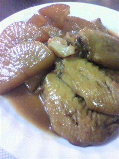 鶏手羽と大根のこってり煮-レシピのメイン写真