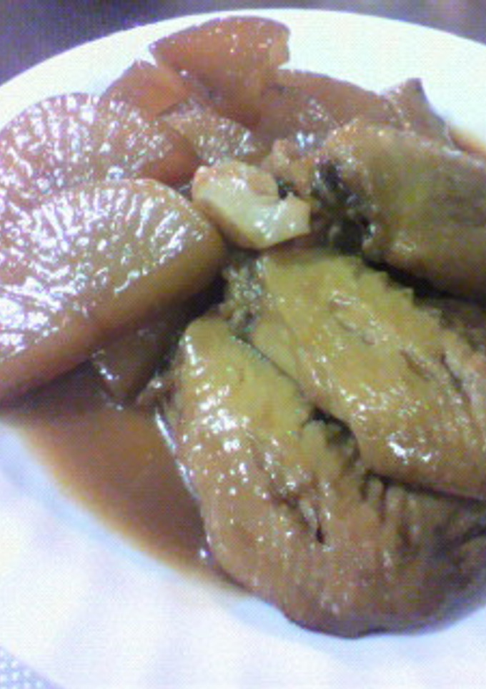 鶏手羽と大根のこってり煮-レシピのメイン写真