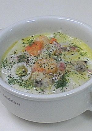 うちの具沢山クラムチャウダー☆満腹度◎-レシピのメイン写真