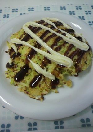 ごはんとキャベツでお好み焼き風＊-レシピのメイン写真