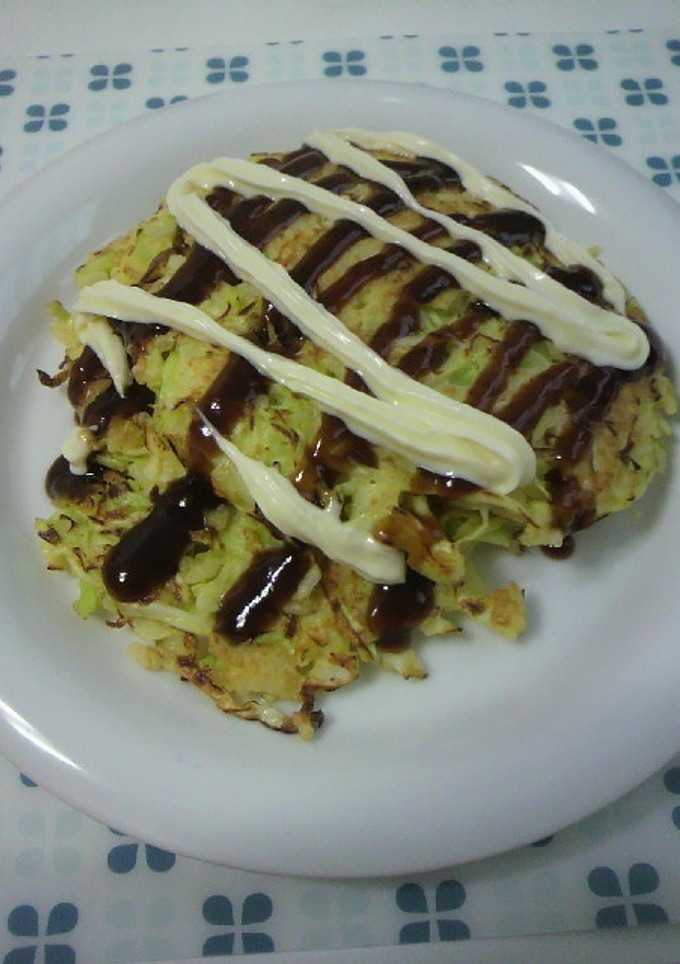 ごはんとキャベツでお好み焼き風＊-レシピのメイン写真