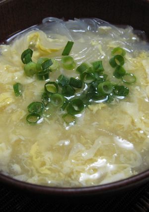 春雨のかき玉汁-レシピのメイン写真