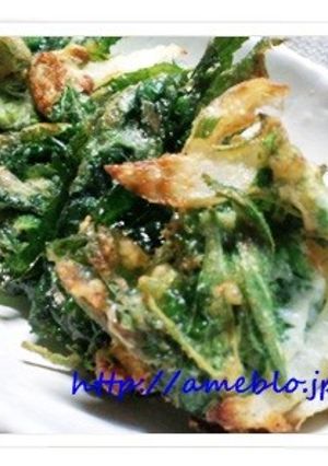 モロヘイヤと納豆のかき揚げ-レシピのメイン写真
