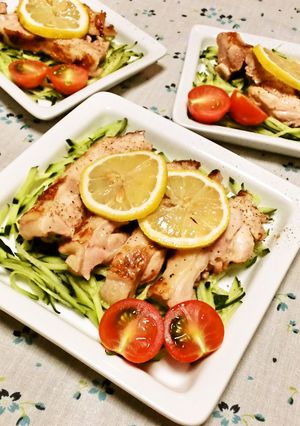 爽やかに☆鶏肉のレモンペッパー焼き♪-レシピのメイン写真