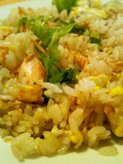 簡単!鮭レタスチャーハン-レシピのメイン写真