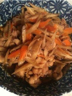 鶏肉とごぼうの甘辛煮-レシピのメイン写真