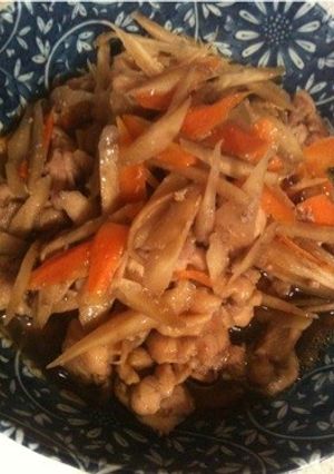 鶏肉とごぼうの甘辛煮-レシピのメイン写真
