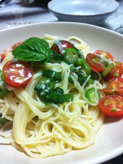 簡単♡さっぱり 夏野菜の冷製パスタ-レシピのメイン写真