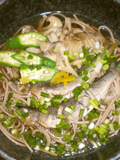 鮎蕎麦-レシピのメイン写真