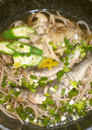 鮎蕎麦-レシピのメイン写真