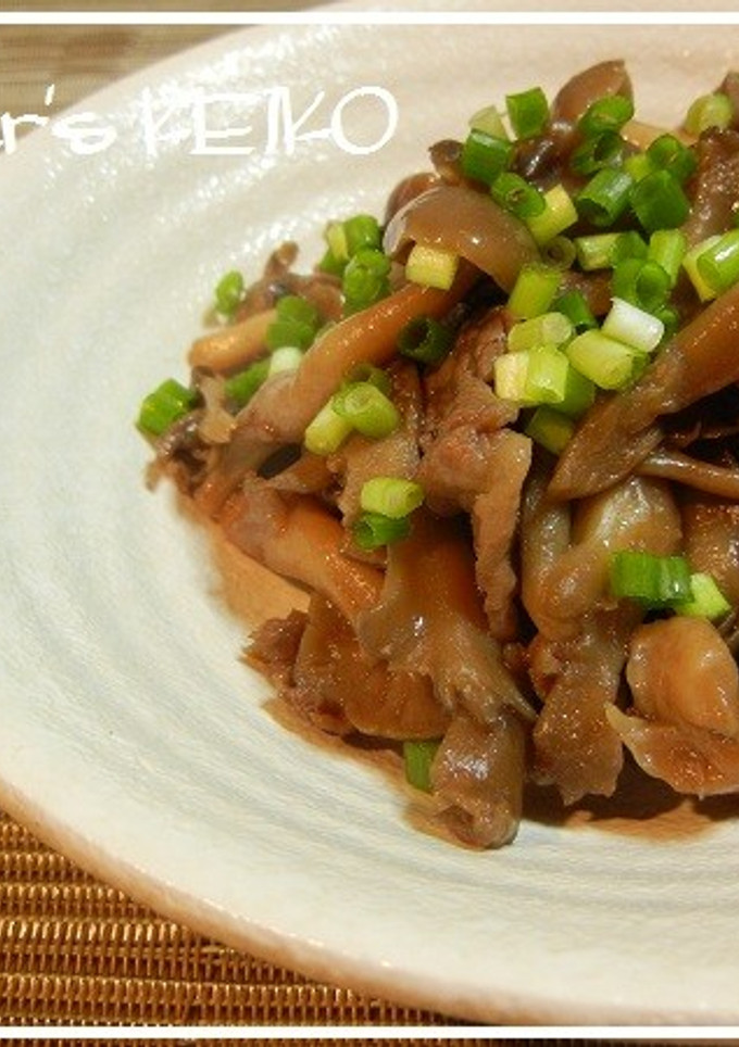 【農家のレシピ】牛肉ときのこの旨煮-レシピのメイン写真