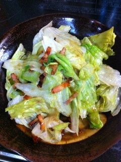 シャキシャキレタス炒め-レシピのメイン写真