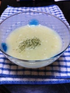 冷たいポテトスープ-レシピのメイン写真