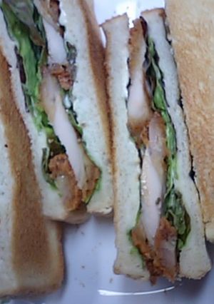 チキンカツサンド-レシピのメイン写真