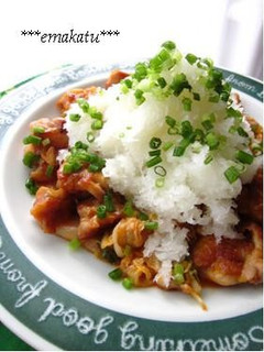 鶏キムチ~おろしポン酢のせ~-レシピのメイン写真