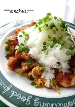 鶏キムチ～おろしポン酢のせ～-レシピのメイン写真