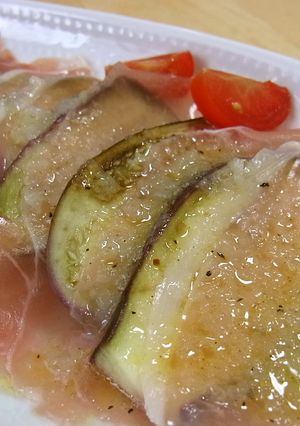 レンジで簡単絶品☆なすとハムのマリネ-レシピのメイン写真