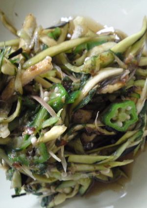 超簡単！ナスとミョウガの夏野菜あえ☆-レシピのメイン写真