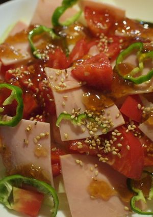 ☆冬瓜とロースハムのサラダ☆-レシピのメイン写真