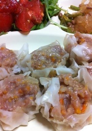 豚コマdeがっちゃん家の蒸焼き焼売-レシピのメイン写真