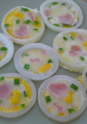 可愛い♪リングオムレツ（＾ｗ＾）-レシピのメイン写真