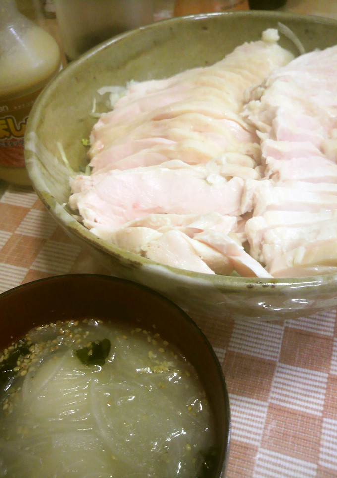 【炊飯器で】炊飯器鶏【蒸し鶏】-レシピのメイン写真