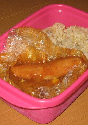 包丁要らず　簡単カレー♪ミートソース丼？-レシピのメイン写真