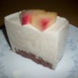 桃のムースケーキ