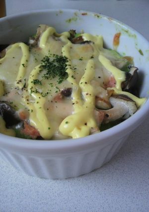 なすとアボカドのたらマヨ焼き-レシピのメイン写真