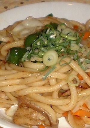 和風カレー焼きうどん-レシピのメイン写真