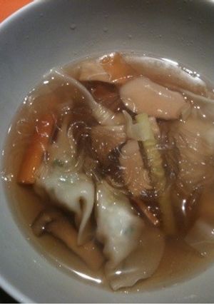 余り餃子の春雨スープ-レシピのメイン写真