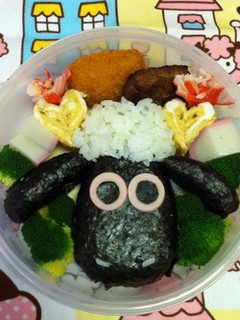 学童のお弁当~ひつじのショーン~-レシピのメイン写真