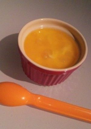 豆腐のムース風〜マンゴーソースがけ-レシピのメイン写真