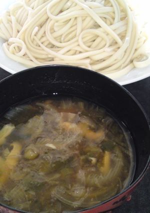 簡単ヘルシー!野菜たっぷりつけうどん-レシピのメイン写真