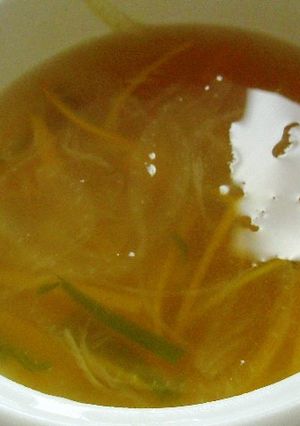 簡単！千切り野菜のコンソメスープ-レシピのメイン写真
